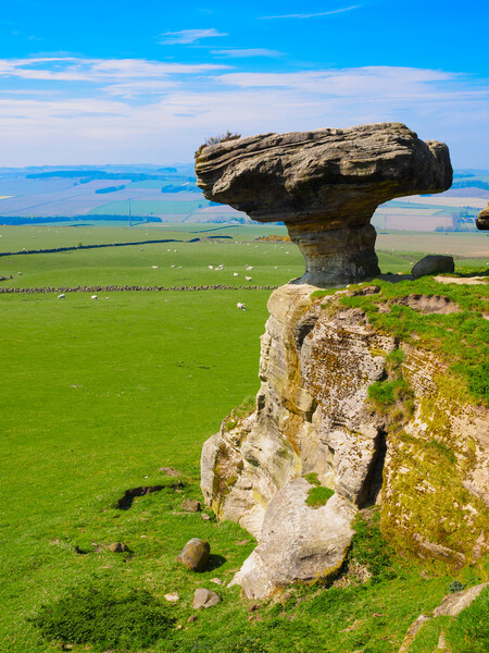 The Bunnet Stane, Fife, Scotland. Picture Board by Tommy Dickson