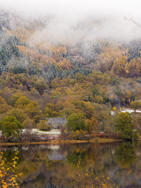 The Trossachs Church, Loch Achray, Scotland. Picture Board by Tommy Dickson