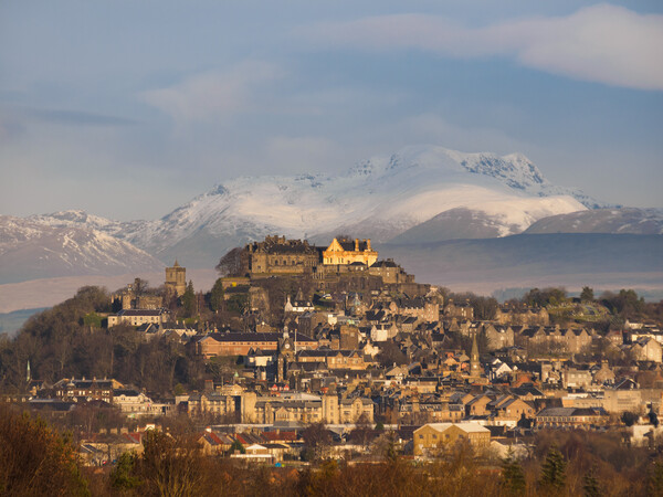 Majestic Stirling Castle Picture Board by Tommy Dickson