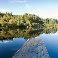 Buy canvas prints of Loch Ard Jetty by Tommy Dickson