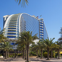 Buy canvas prints of Jumeirah Beach Hotel, Dubai. by Tommy Dickson