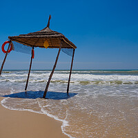 Buy canvas prints of Tunisian Beach. by Tommy Dickson