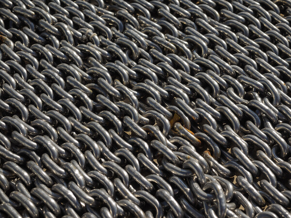 Metal Chain Abstract. Picture Board by Tommy Dickson
