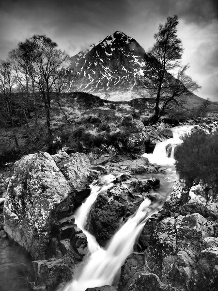 River Coupall and Buachaille Etive Mor. Picture Board by Tommy Dickson