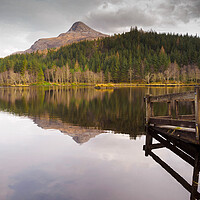 Buy canvas prints of Glencoe Lochan Reflections. by Tommy Dickson