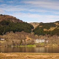 Buy canvas prints of Tigh Mor Hotel, Loch Achray. by Tommy Dickson