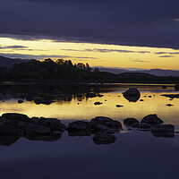 Buy canvas prints of Loch Ba Sunrise, Rannoch Moor, Scotland. by Tommy Dickson