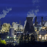 Buy canvas prints of Industrial Night. by Tommy Dickson