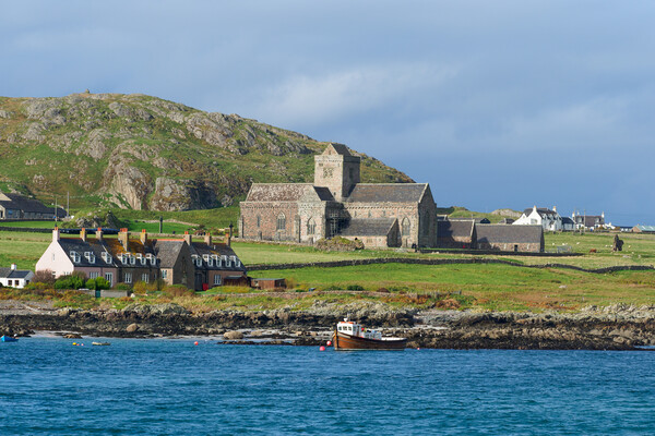 Iona Abbey, Iona, Scotland. Picture Board by Tommy Dickson