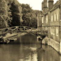Buy canvas prints of Mathematical Bridge by Andy Readman