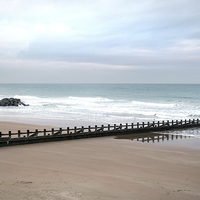 Buy canvas prints of Northern Beach by Lucy Pinkstone