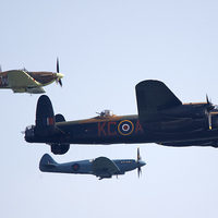 Buy canvas prints of World War Two fly past by Paul Nicholas