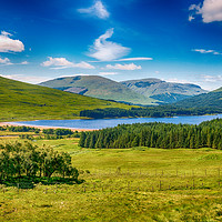 Buy canvas prints of Loch Tulla by Paul Nicholas