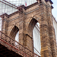 Buy canvas prints of Brooklyn Bridge from Brooklyn Brige Park by Paul Nicholas