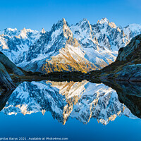 Buy canvas prints of Chamonix-Mont-Blanc mountain reflections by Daugirdas Racys