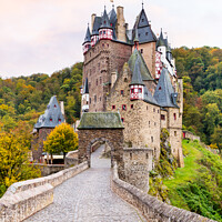 Buy canvas prints of Autumnal Fairytale Burg Eltz by Daugirdas Racys