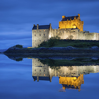 Buy canvas prints of  Eilean Donan Castle, Scotland by Daugirdas Racys