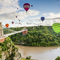 Buy canvas prints of Bristol Balloon Fiesta by Daugirdas Racys