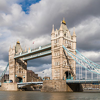 Buy canvas prints of Tower Bridge, London in daytime by Daugirdas Racys