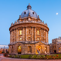 Buy canvas prints of Radcliffe Camera at dusk, Oxford, UK by Daugirdas Racys