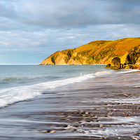 Buy canvas prints of Lynmouth beach by Daugirdas Racys