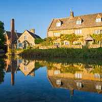 Buy canvas prints of Lower Slaughter Old Mill, Cotswolds by Daugirdas Racys