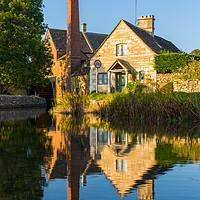 Buy canvas prints of Lower Slaughter Old Mill, Cotswolds by Daugirdas Racys