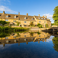 Buy canvas prints of Lower Slaughter, Cotswolds by Daugirdas Racys