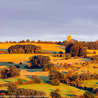 Buy canvas prints of Broadway tower at golden hour by Daugirdas Racys