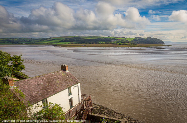 Dylan Thomas Boathouse Laugharne  Picture Board by Roz Greening
