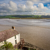 Buy canvas prints of Dylan Thomas Boathouse Laugharne  by Roz Greening