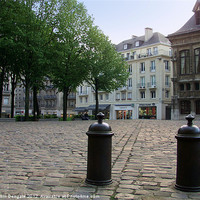 Buy canvas prints of Place de la Cathédrale, Rouen by Robin Dengate