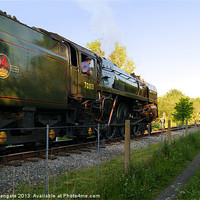 Buy canvas prints of 70013 Oliver Cromwell at Matlock by Robin Dengate