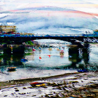 Buy canvas prints of Water under the Bridge by Amanda Moore