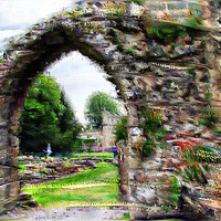 Buy canvas prints of Gateway, Bolton Abbey by Amanda Moore