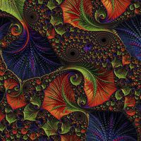 Buy canvas prints of  Fractal Embroidery by Amanda Moore