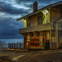 Buy canvas prints of Chalet by the Sea by Cliff Miller