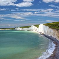 Buy canvas prints of Seven Sisters, Sussex by Mark Bangert