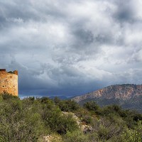 Buy canvas prints of Torre d`Andritxol, Majorca by Mark Bangert