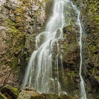 Buy canvas prints of Burgbach Waterfall, Black Forest, Germany 5 by Mark Bangert
