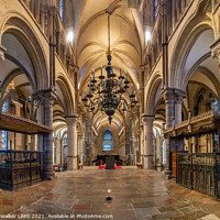 Buy canvas prints of Site of Thomas a' Becket's original shrine in Cant by John B Walker LRPS