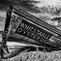 Buy canvas prints of Whitstable Oyster Company Boat by John B Walker LRPS