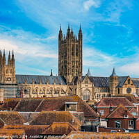 Buy canvas prints of Majestic Canterbury Cathedral by John B Walker LRPS