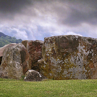 Buy canvas prints of Neolithic Burial Chamber by John B Walker LRPS
