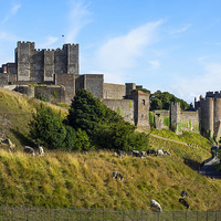 Buy canvas prints of Dover Castle by John B Walker LRPS