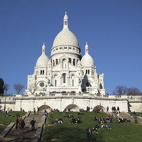 Buy canvas prints of Sacre Coeur, Montmartre, Paris by John B Walker LRPS