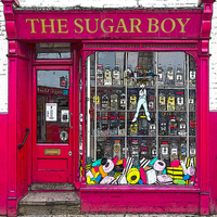 Buy canvas prints of Old Fashioned Traditional Sweet Shop by John B Walker LRPS