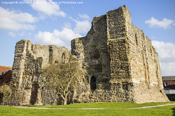 The Norman Castle Picture Board by John B Walker LRPS
