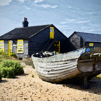 Buy canvas prints of Dungeness Beach by John B Walker LRPS