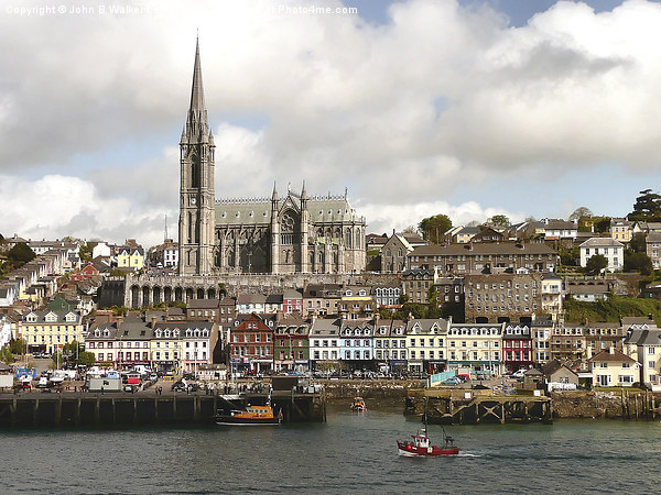 St Colmans Cathedral Cobh Picture Board by John B Walker LRPS